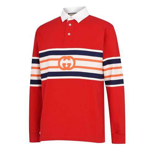 gucci red polo shirt cheap|gucci long sleeve polo shirt.